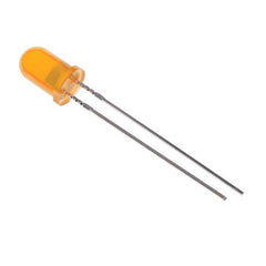 5MM Orange Diffused LED Round (Pack of 10)