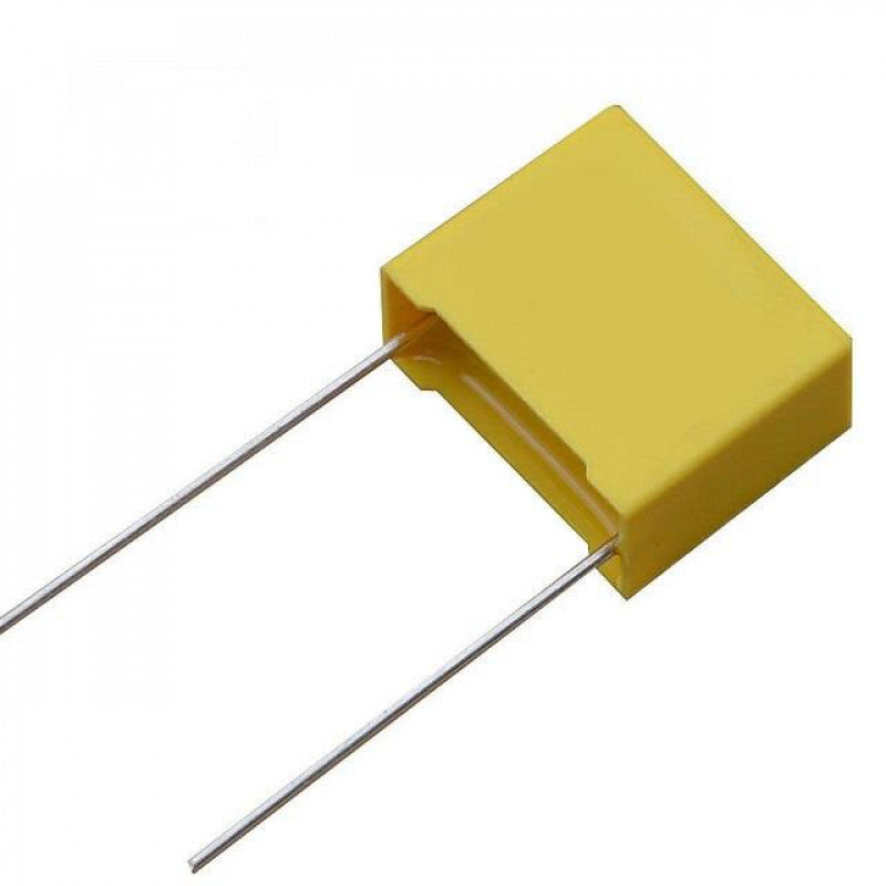  1000000pF/1000nF (1uF -105) - 63V Polyester Box Capacitor (Pack of 5)