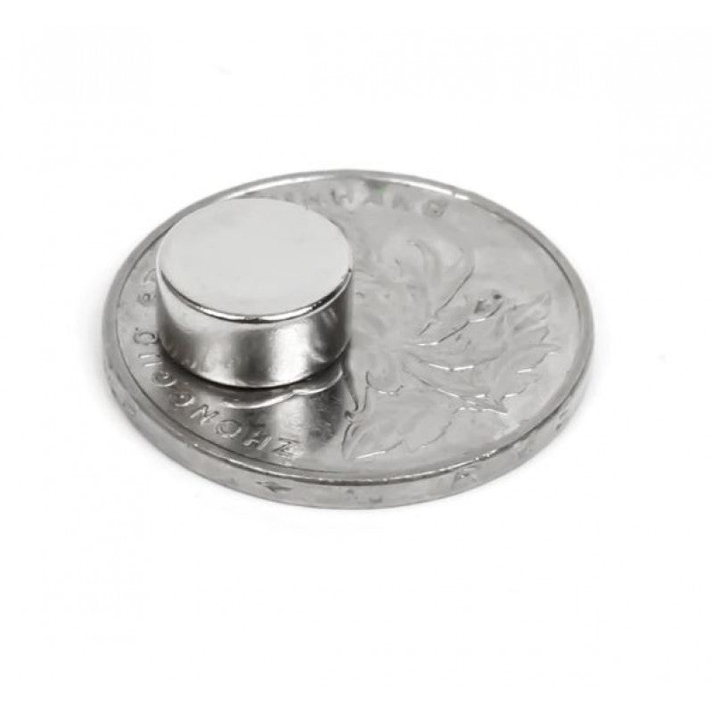 10mm x 5mm (10x5 mm) Neodymium Disc Strong Magnet