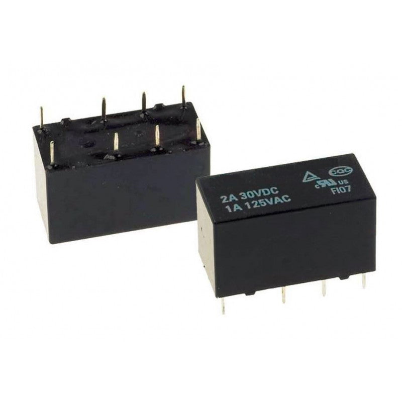 12V 2A PCB Mount Telecom Relay - DPDT (Pack of 2)