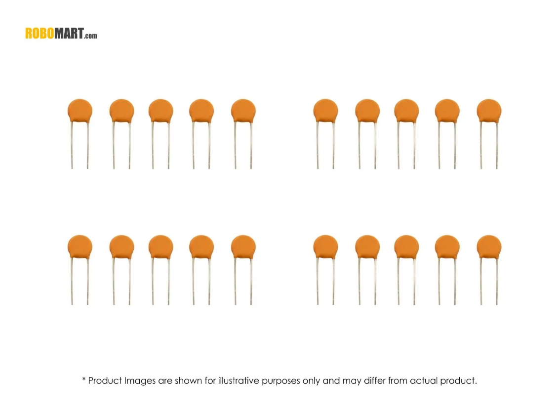 1.5pF/0.0015nF/0.0000015uF 1R5 Ceramic Capacitor (Pack of 20)