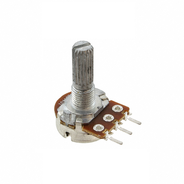 10K Ohm Rotatory Potentiometer Tone Control 3Pin 6mm Metal Round Shaft (Pack Of 2)